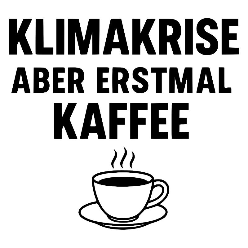 Climate crisis - but first coffee