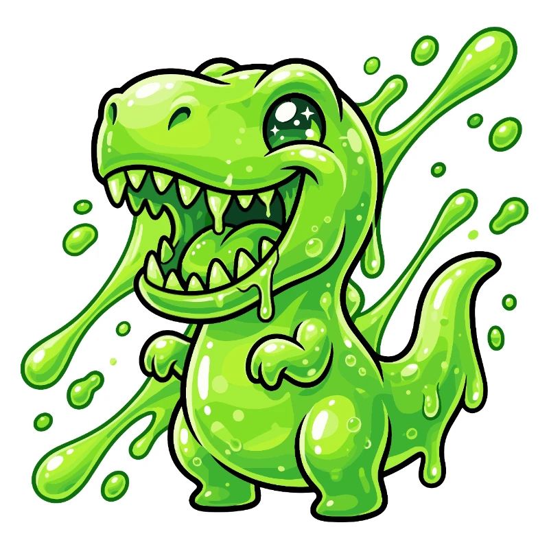 Dino vert blob