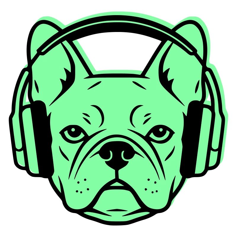 Frenchie DJ Kopfhörer Musik