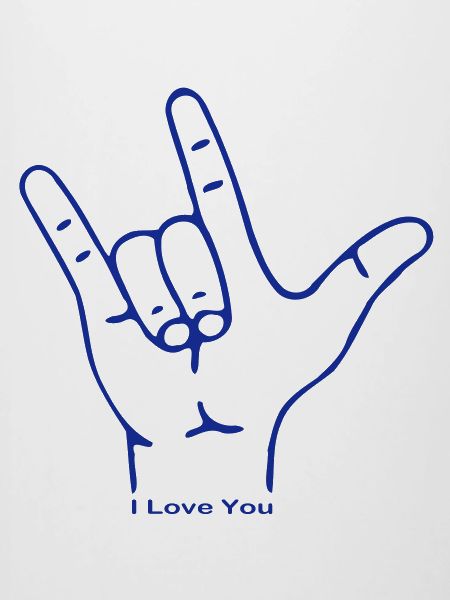 Fingerzeichen ILY