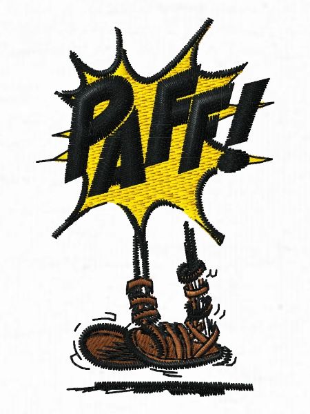 Asterix & Obelix Stickmotiv Paff