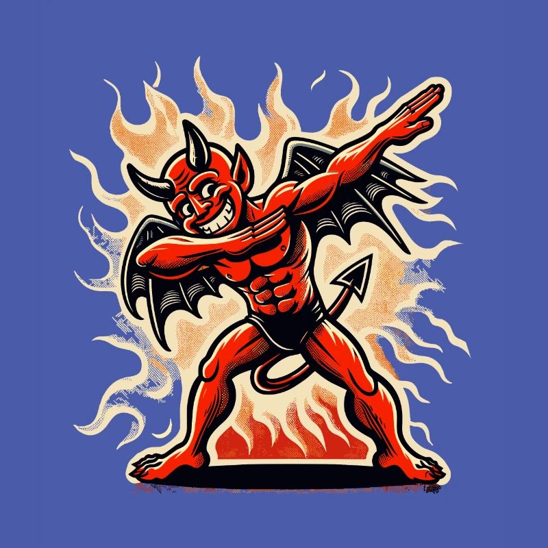 Dabbing Devil Funny Dabbing Design Costume