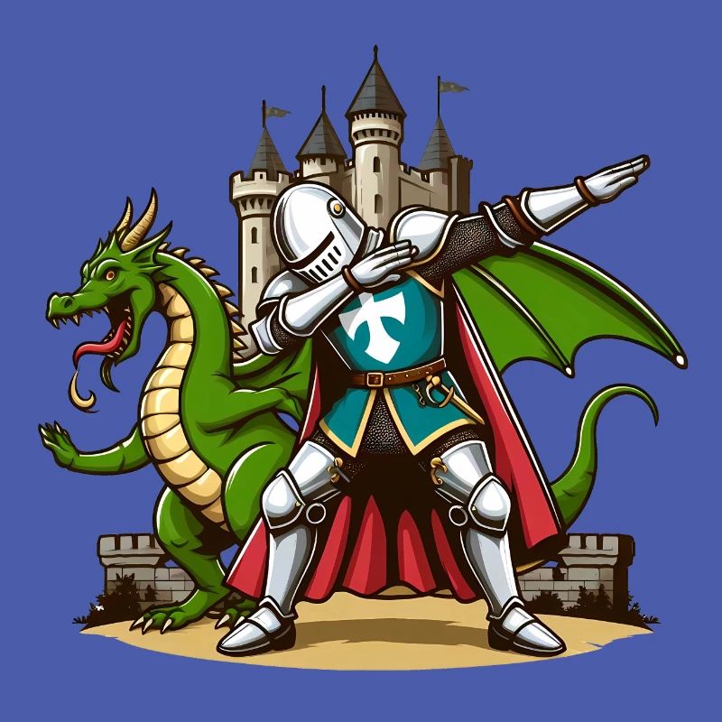 Dabbender Ritter, Mittelalter Kostüm