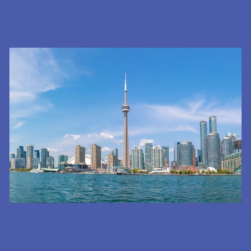 Ontario Toronto Skyline Panoramic View Canada