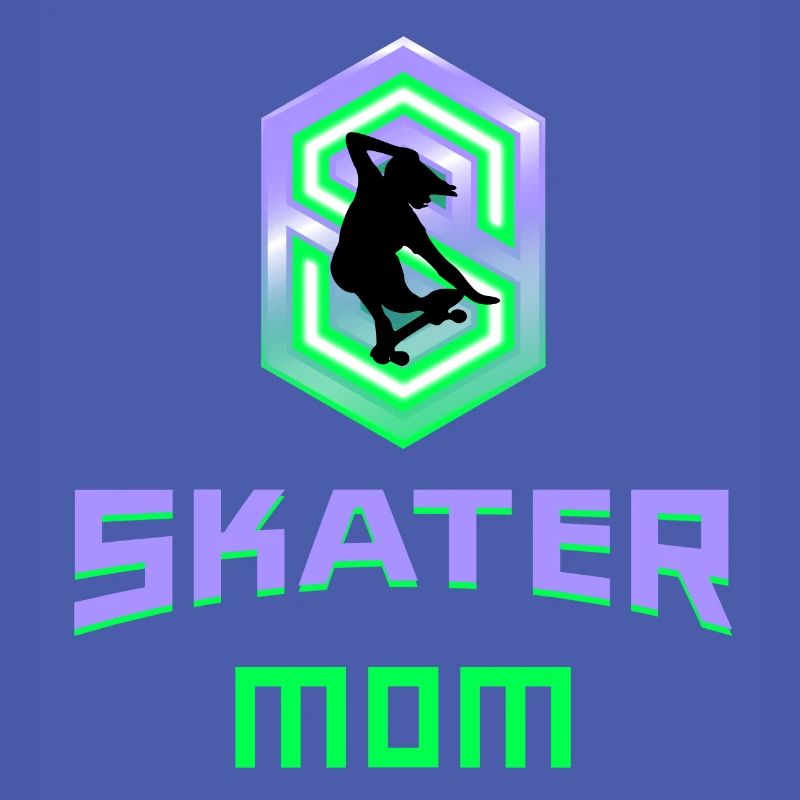 Skater Mom Mama Mutter Skatboard cool Geschenkidee