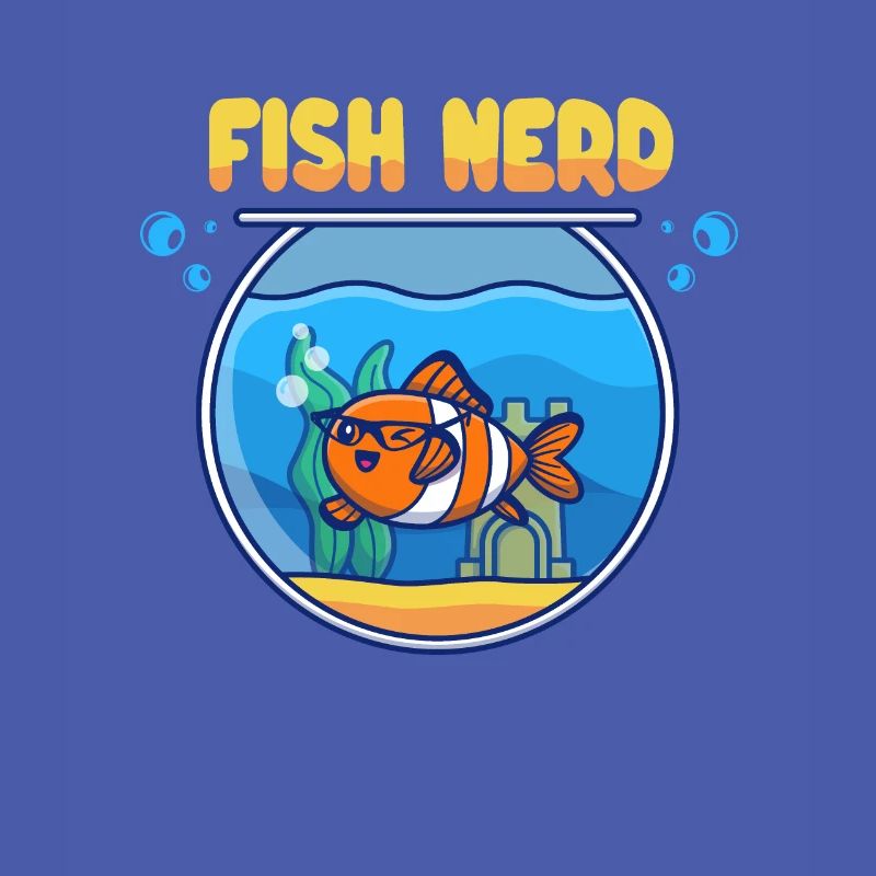 Funny Aquatic Fish Nerd