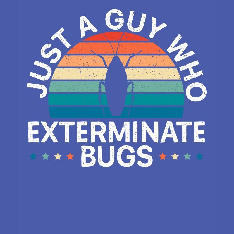 Nur ein Typ, der Bugs ausrottet Schädlingsbekämpfung