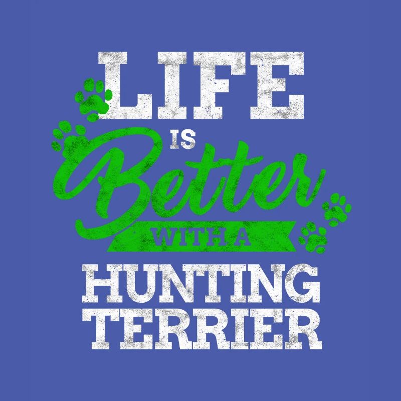Leben mit Deutscher Jagdterrier Terrier Spruch
