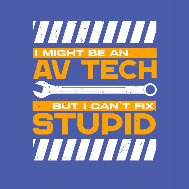 Audiovisueller Techniker I Can't Fix Stupid