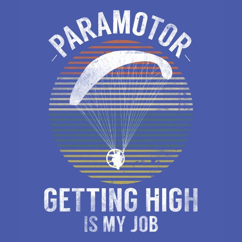 Le paramoteur devient haut est mon travail paramoteur