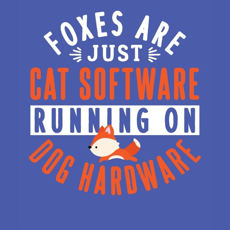 Fuchs Informatiker Nerd Geschenk