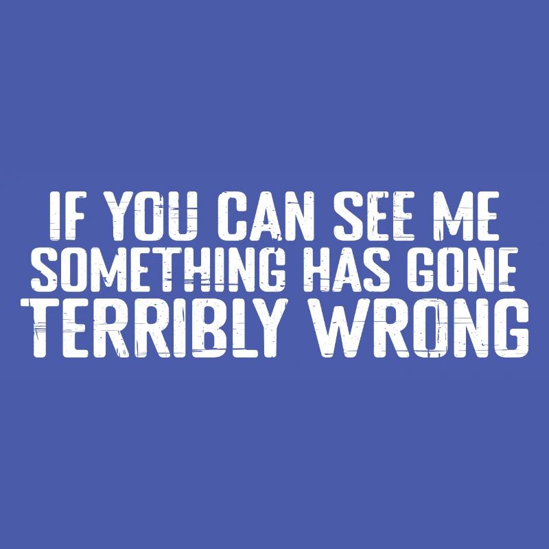 If you can see me, something has gone wrong 8