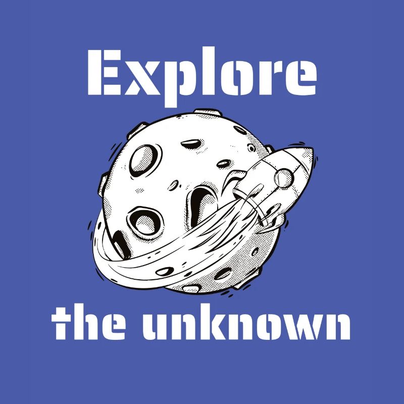 Explore The Unknown Retro Outer Space Designs
