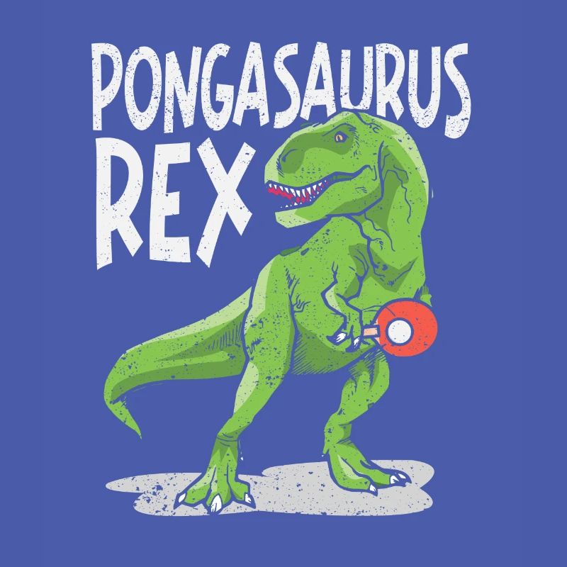 Pongasaurus Rex Ping Pong Master Funny Table