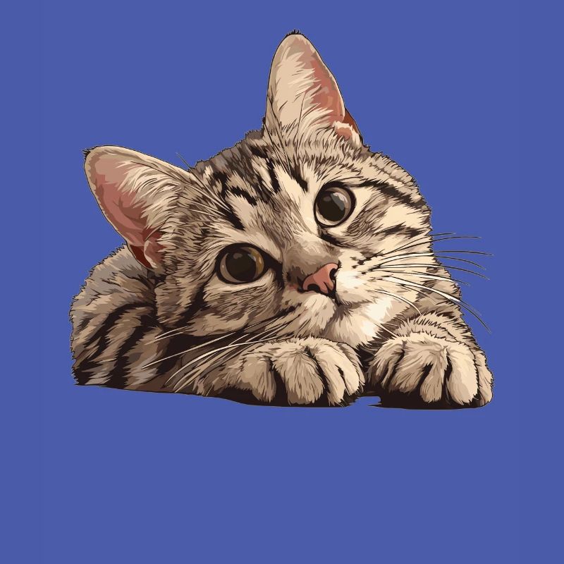 Tabby Kätzchen Tabby Katze