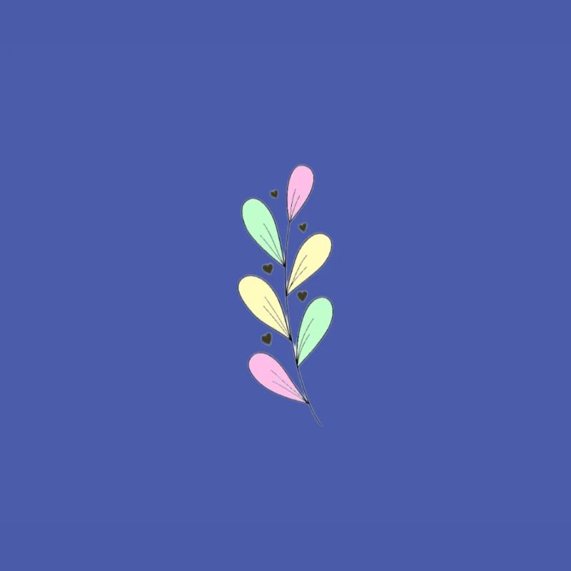 Fleur colorée