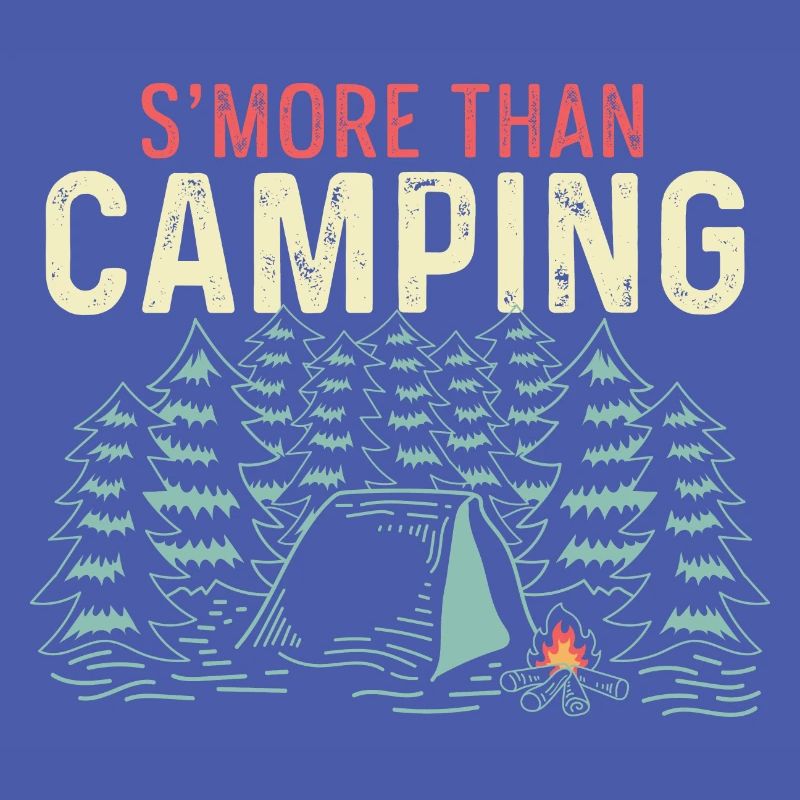 S'more as camping hiker or motorhome Geschen