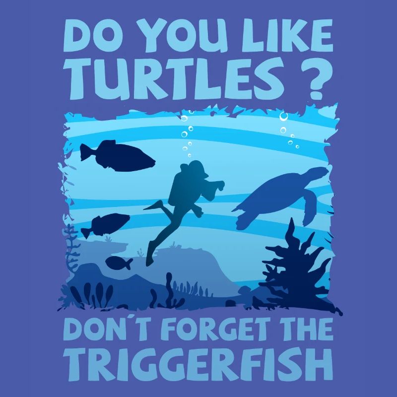 DIVING - TURTLE - PRESSURE FISH