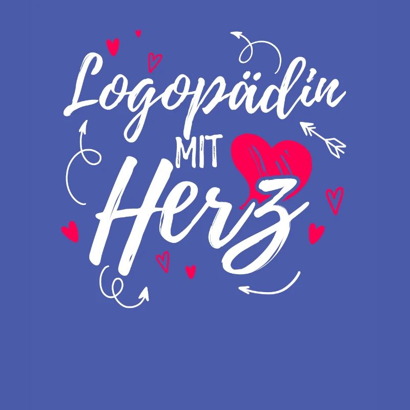 Logopädin mit Herz Geschenkidee
