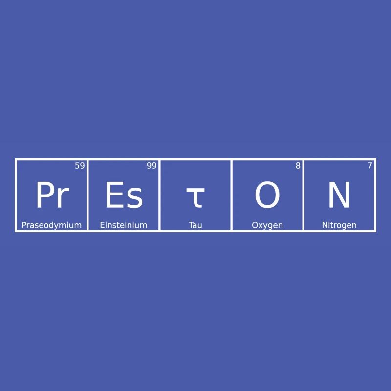 Preston Name First Name Chemistry Periodic Table Element