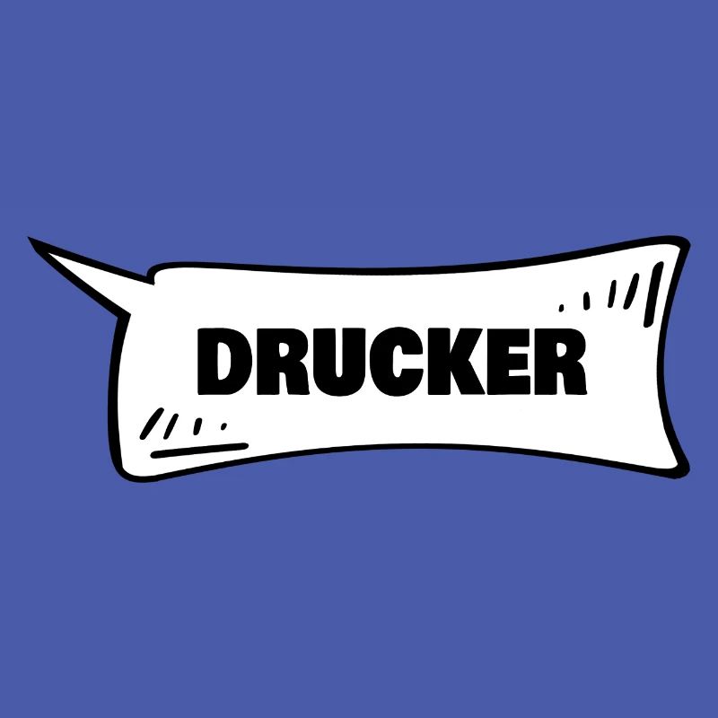Sprechblase Drucker