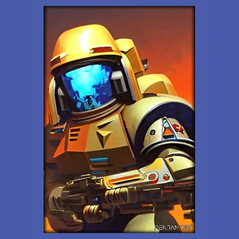 Kampfbot Robot Super Soldier Machine Warrior
