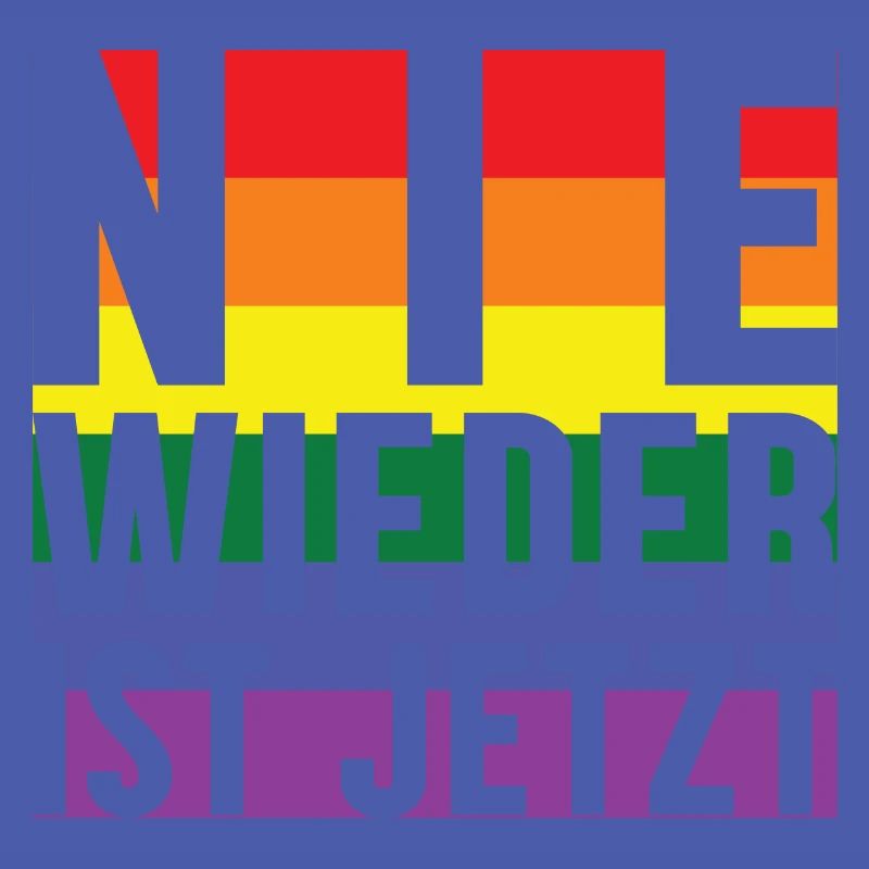 Never again lettering Pride