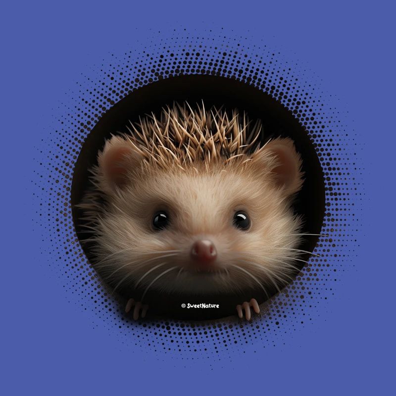 Hérisson mignon avec vison