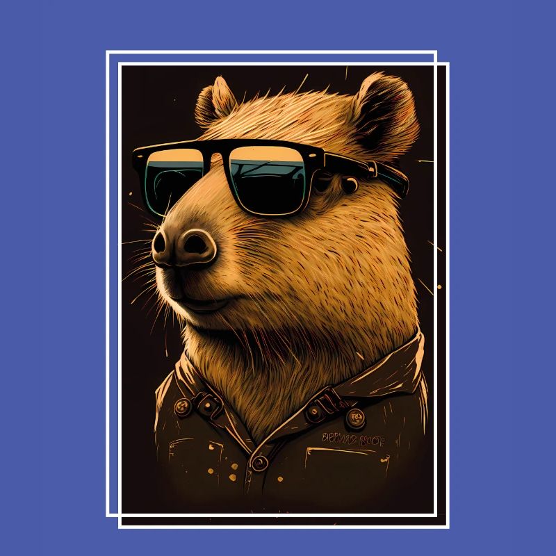 Capybara Capybara Cochon d’Inde Mèmes rongeurs