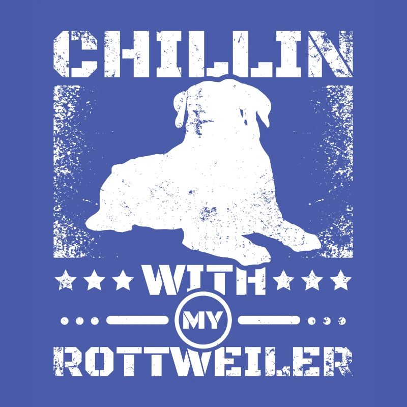 Chillin avec mon rottweiler