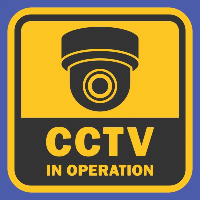 Security cameras in use symbol icon. Fixed CCTV ca