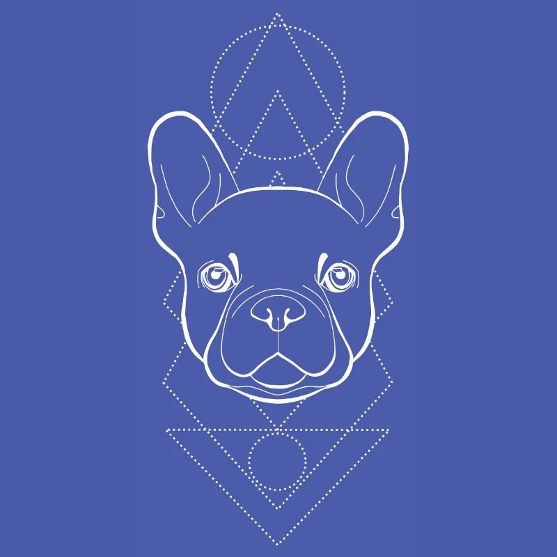 Frenchie Geometric (white)