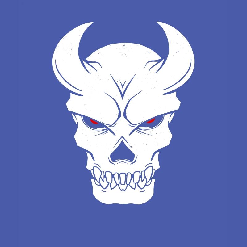 Devil Skull Skull Satan Horns