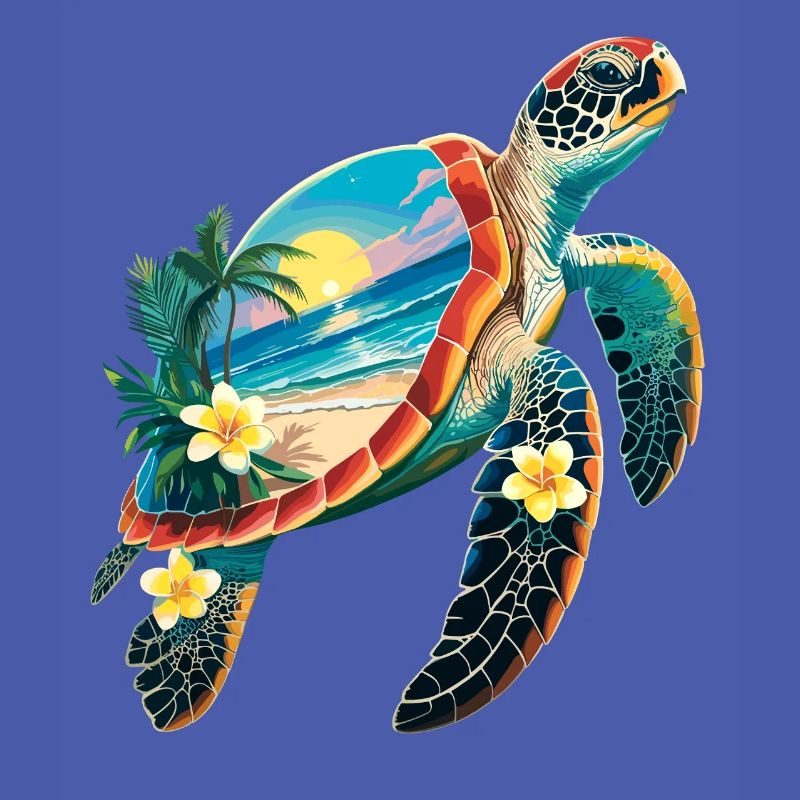 Turtle Waves Surf Turtle Surfer Turtles