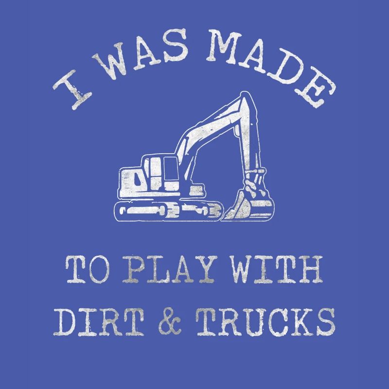 Excavator Operator Retro