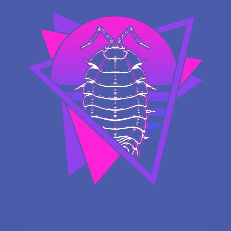 Isopodes Retro Vaporwave Isopode