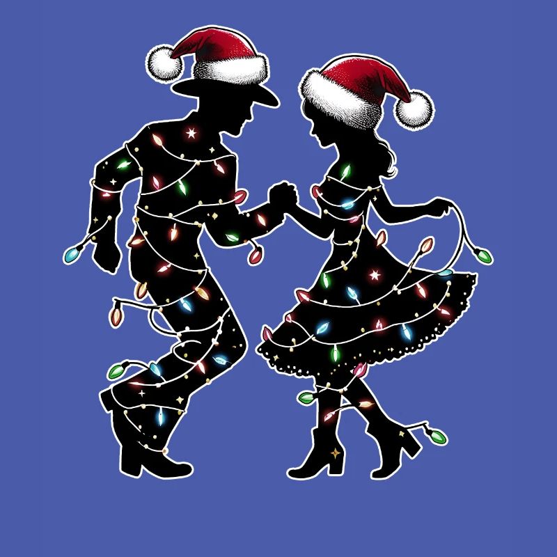 Line Dance Line Dancing Line Dancer Christmas Hat