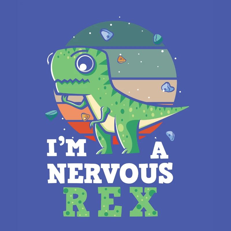Angst Design Ich bin ein nervöser Rex