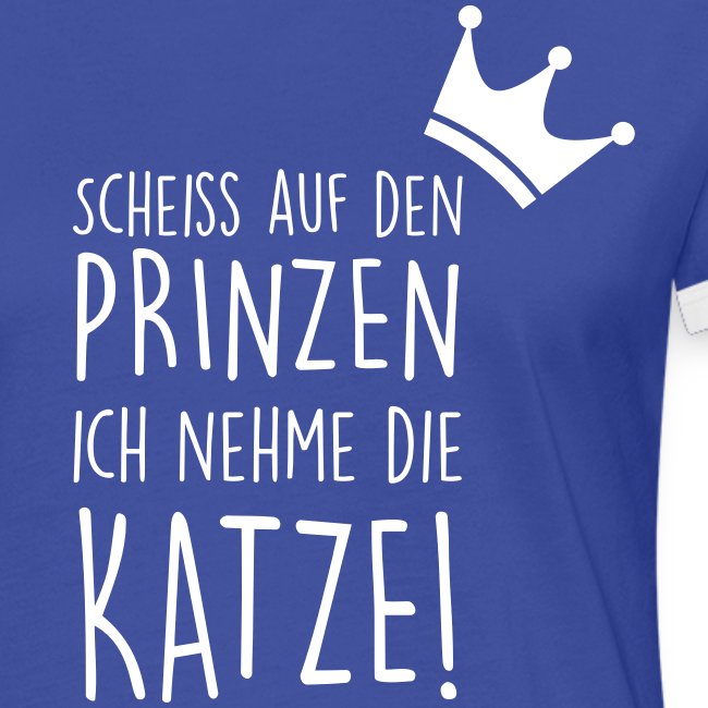 Vorschau: Scheiss auf den Prinzen - Frauen Kontrast-T-Shirt