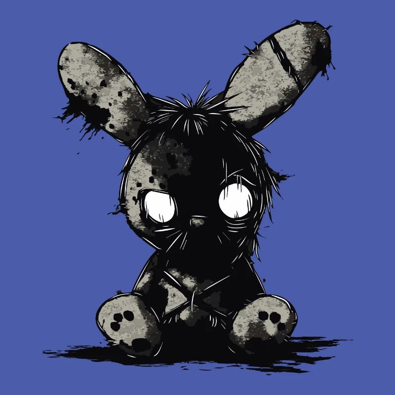 Mignon lapin effrayant