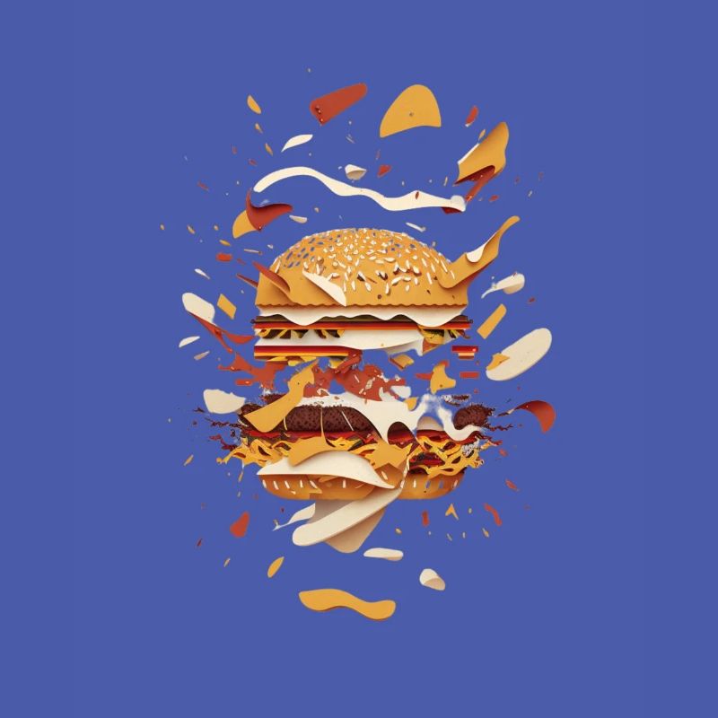 Burger Exploded | Deconstructed Burger