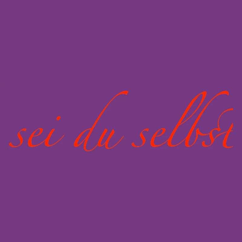 sei du selbst