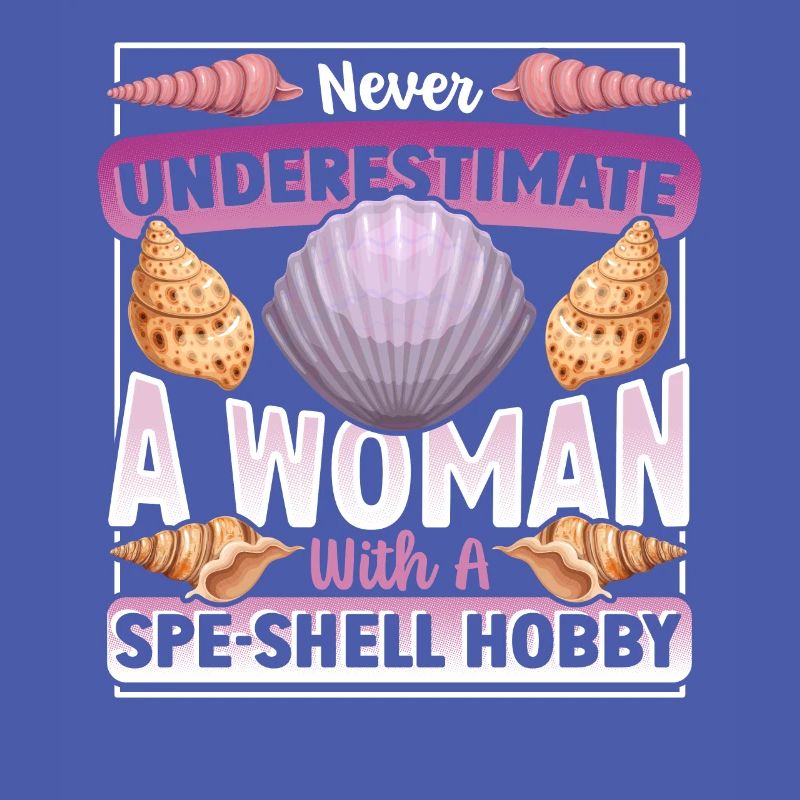 Seashell Collecting Design for an Shell Hunter