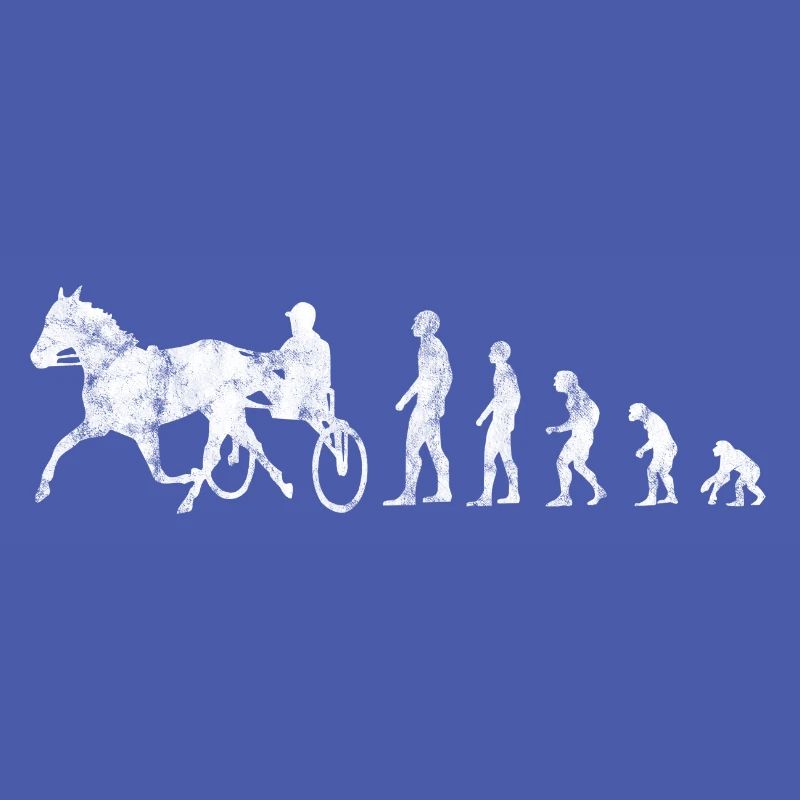 Courses de trotters au trot dans le style Evolution