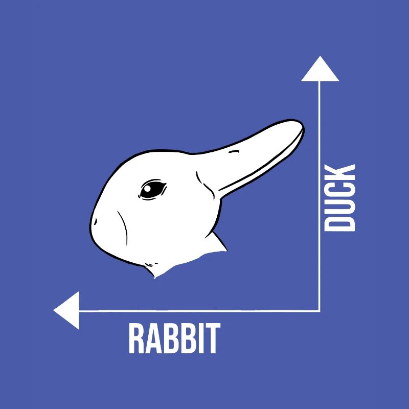 Rabbit Duck Graph Math Pâques