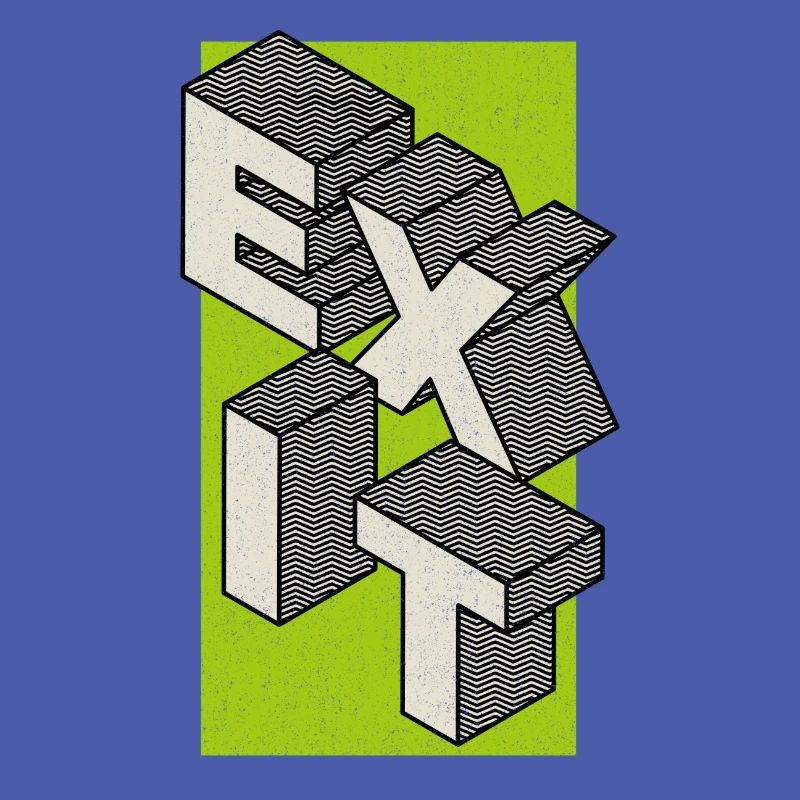 Exit - take the exit - in green