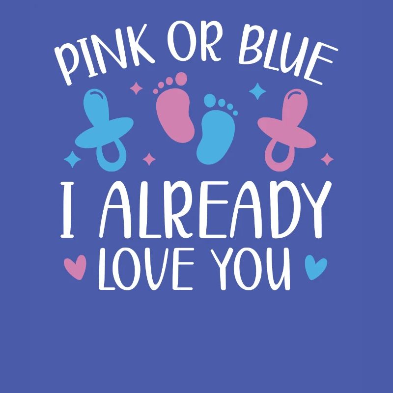 Rosa Oder Blau Ich liebe dich Schon Geschlecht Enthüllung