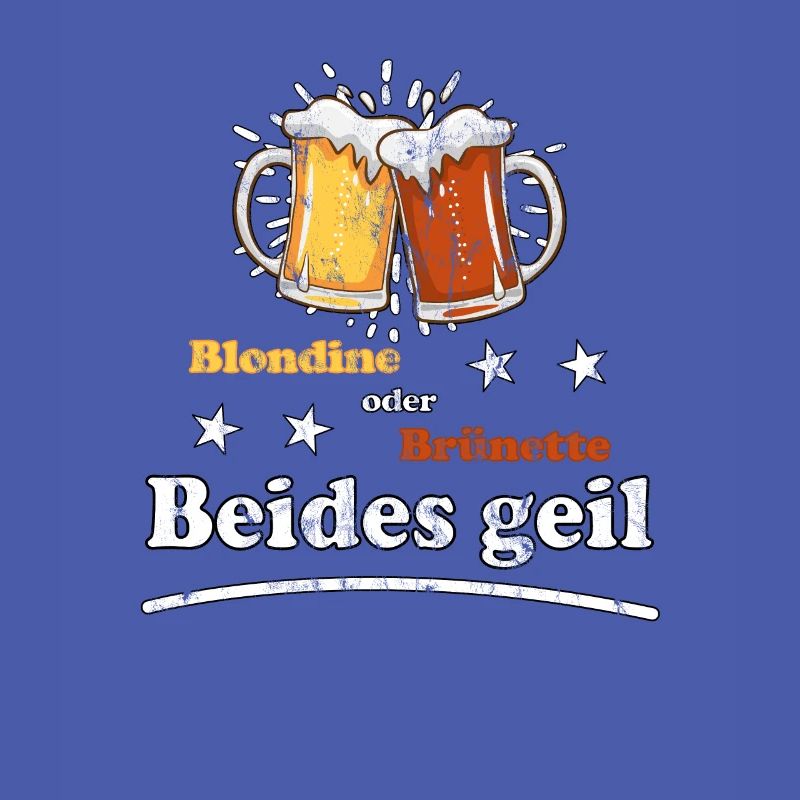Blondine oder Brünette beides geil Design