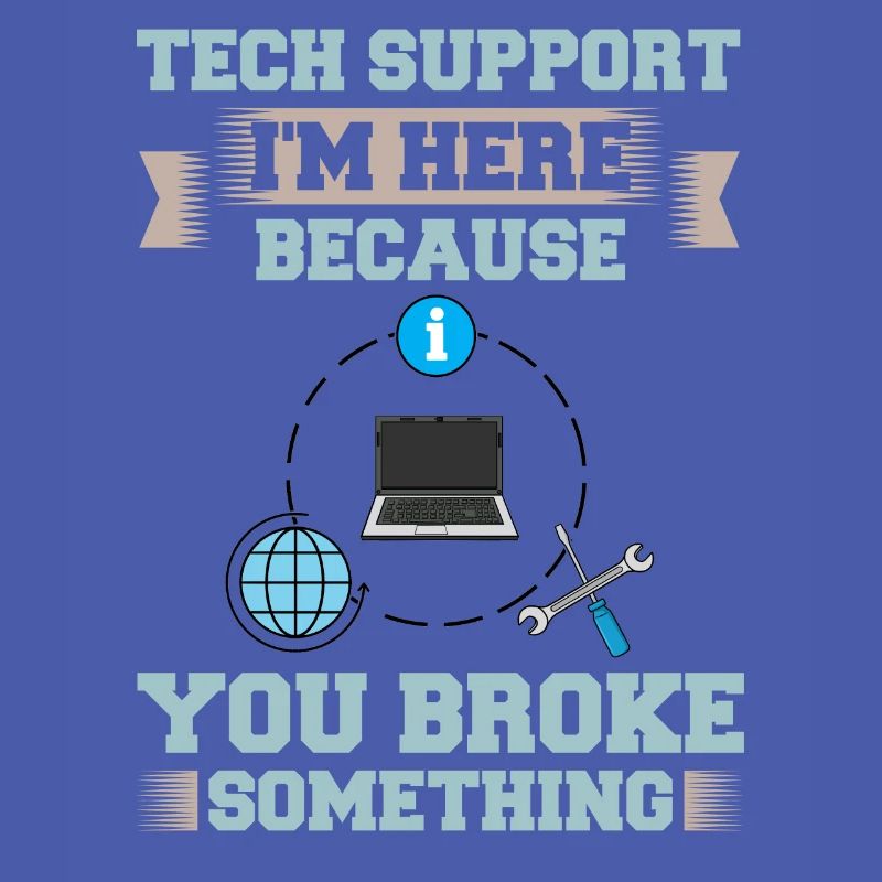 Tech Support IT Technischer Hilfe Helpdesk