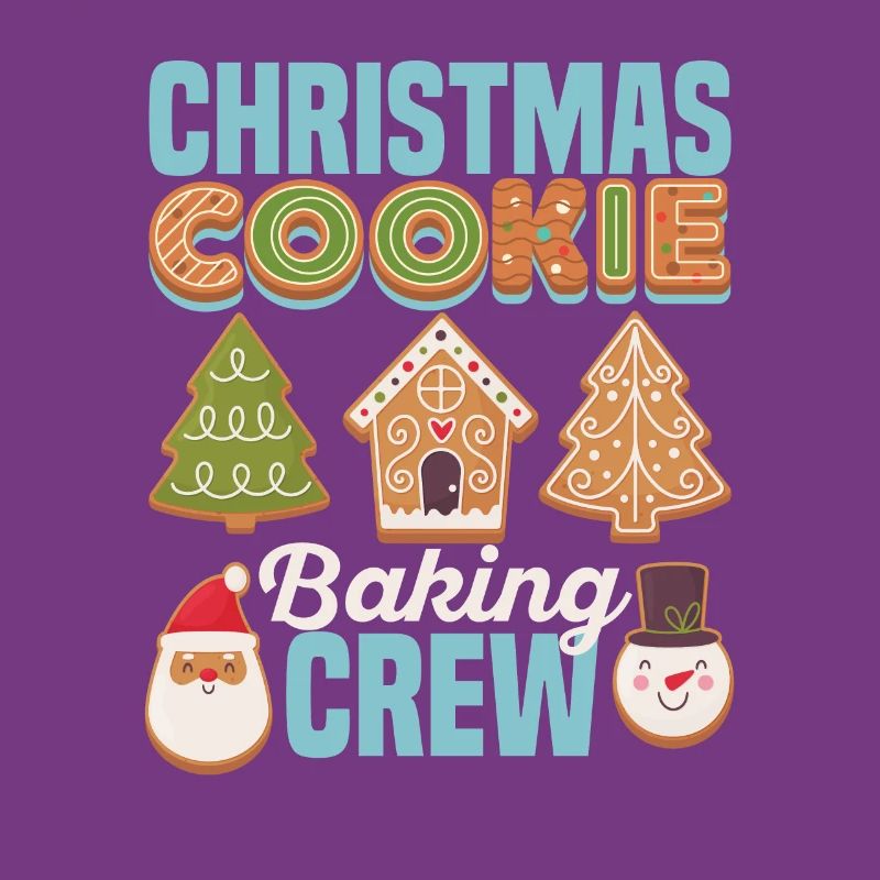 Équipe de cuisson de biscuits de Noël traditionnelle